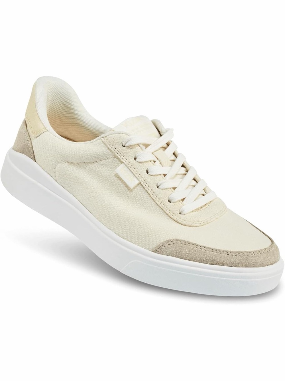 Kizik Prague 2 Pristine/Transparent Yellow Hands Free Canvas Slip On Shoes